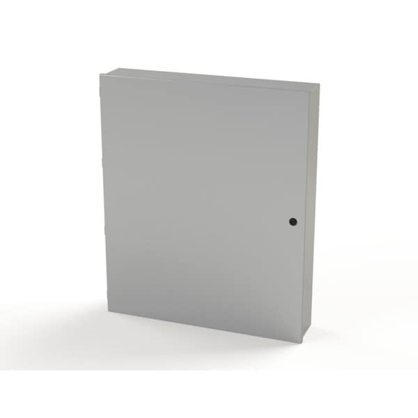 1/4 Turn Latch Electrical Enclosures, 36 in H, 6 in D, 30 in W, NEMA 1, Carbon Steel